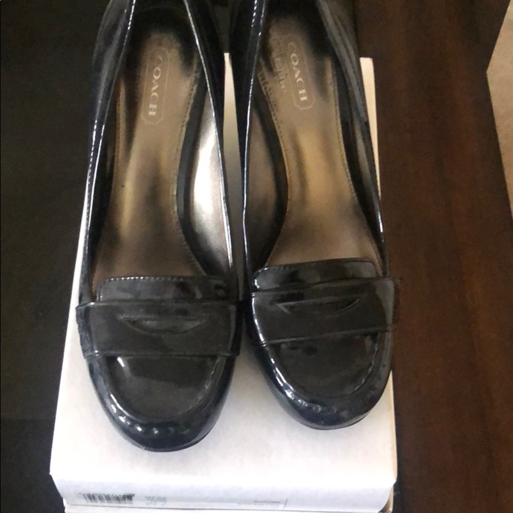 Coach wedge shoes